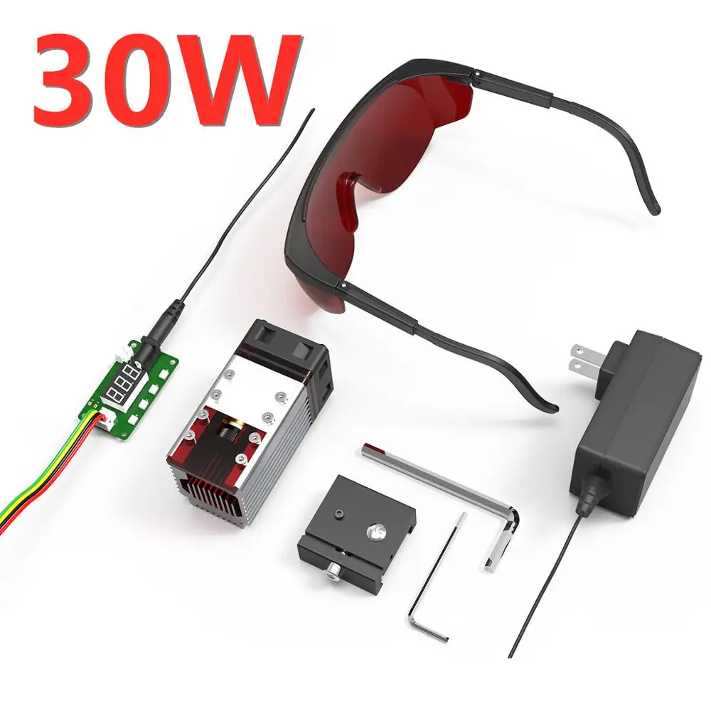 NEJE 30W Laser Module Kit Laser Head 450nm TTL Module Set for Laser Cutting Machine Engraver Wood Cutting Tool
NEJE 30W Laser Module Kit Laser Head 450nm TTL Module Set for Laser Cutting Machine Engraver Wood Cutting Tool