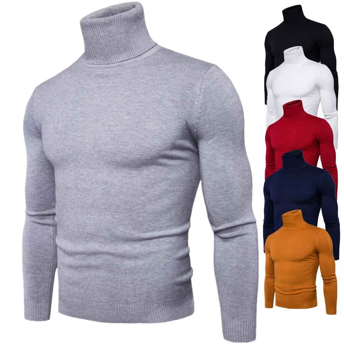 Spring And Autumn New Style MEN'S Sweater Foreign Trade High Collar MEN'S Knitwear Coat Y959
Spring And Autumn New Style MEN'S Sweater Foreign Trade High Collar MEN'S Knitwear Coat Y959