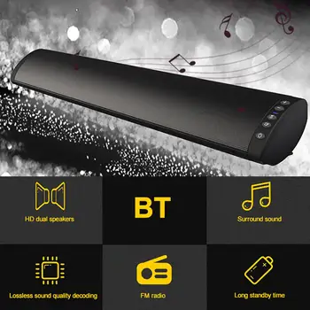 BS-41 Bluetooth Speaker 20W Wireless Bluetooth Soundbar HiFi Stereo Subwoofer TF FM USB Speaker блютуз колонка сабвуфер
BS-41 Bluetooth Speaker 20W Wireless Bluetooth Soundbar HiFi Stereo Subwoofer TF FM USB Speaker блютуз колонка сабвуфер