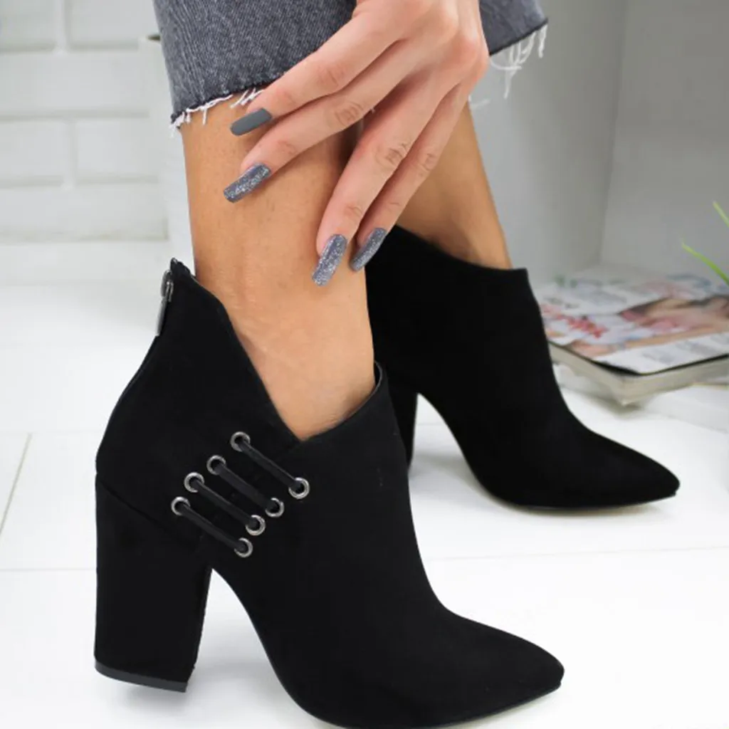Chelsea Ankle Boots for Women Autumn Winter Ladies Shoes Fashion Sexy Solid Color Pointed Toe Single Short Boots botas mujer
Chelsea Ankle Boots for Women Autumn Winter Ladies Shoes Fashion Sexy Solid Color Pointed Toe Single Short Boots botas mujer