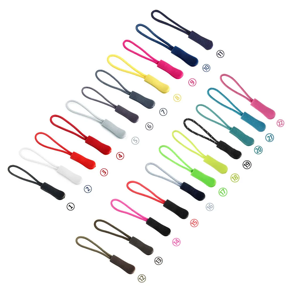 100pcs Color Zipper Pull Bag Tactical Backpack End Fit Rope Tag Fixer Zip Cord Accessories Zip Puller DIY Zip Head Lariat Slider 
100pcs Color Zipper Pull Bag Tactical Backpack End Fit Rope Tag Fixer Zip Cord Accessories Zip Puller DIY Zip Head Lariat Slider