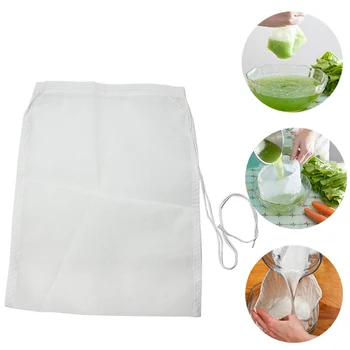 15x20cm Practical Food Nut Milk Tea Fruit Juice Coffee Wine Nylon Mesh Net Strain Herb Liquid Filter Bag Kitchen Accessories
15x20cm Practical Food Nut Milk Tea Fruit Juice Coffee Wine Nylon Mesh Net Strain Herb Liquid Filter Bag Kitchen Accessories