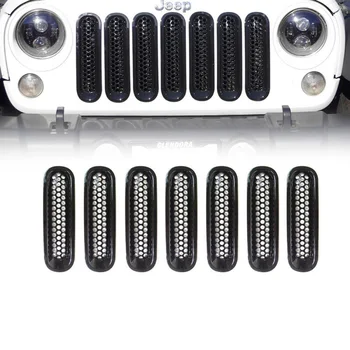 7PCS Brand New And High Quality Clip-in Front Insert Mesh Cover Grille Trim For Jeep Wrangler JK 07-18
7PCS Brand New And High Quality Clip-in Front Insert Mesh Cover Grille Trim For Jeep Wrangler JK 07-18