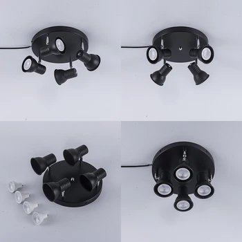 Adjustable Rotatable Pendant Lights Lamps Ceiling Lamp GU10 Bulb Living Room Lamp aras for Home Lighting Fixture
Adjustable Rotatable Pendant Lights Lamps Ceiling Lamp GU10 Bulb Living Room Lamp aras for Home Lighting Fixture