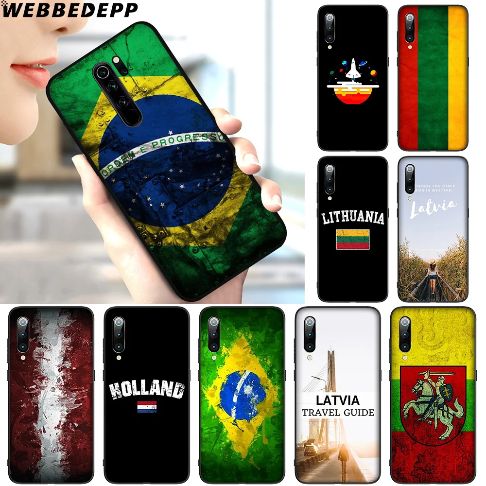 WEBBEDEPP Latvia Lithuania Flag Soft Case for Redmi Note 4X 5 5A 16G 32G 6 7 8 8T Pro Prime | Мобильные телефоны и