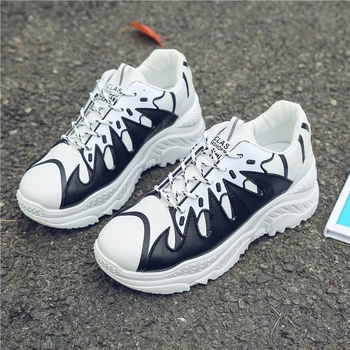 New Designer Shoes Woman Wedges Platform Sneakers Lace-Up Tenis Feminino Casual Chunky Sneakers Ladies Zapatos Mujer Gray beige
New Designer Shoes Woman Wedges Platform Sneakers Lace-Up Tenis Feminino Casual Chunky Sneakers Ladies Zapatos Mujer Gray beige