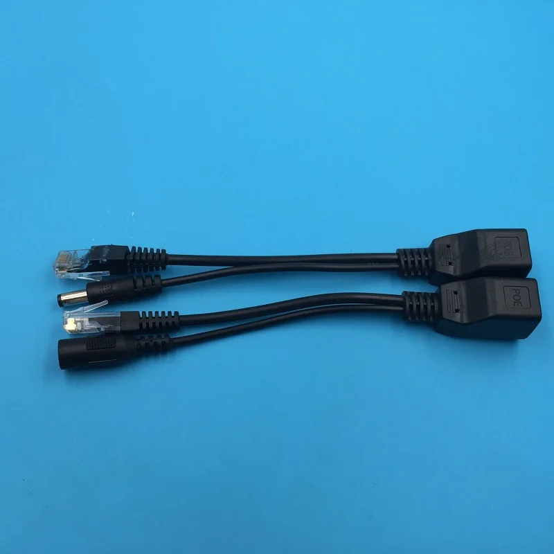 Network cable factory direct poe splitter network monitoring power supply network camera extension cable CK 
Network cable factory direct poe splitter network monitoring power supply network camera extension cable CK