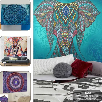 Wall Hanging Decor Bohemian Elephant Tapestry Wall Hanging Sandy Beach Rug Camping Blanket Room Tapestry Home Decoration
Wall Hanging Decor Bohemian Elephant Tapestry Wall Hanging Sandy Beach Rug Camping Blanket Room Tapestry Home Decoration