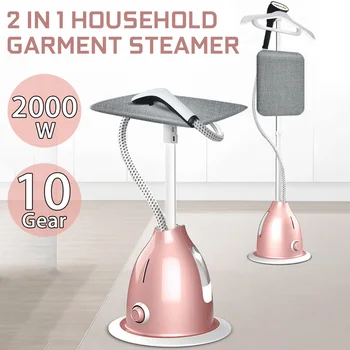 Steam Iron 2000W Garment steamer household handheld ironing machine 10 gear adjustable vertical flat steam iron clothes steamer
Steam Iron 2000W Garment steamer household handheld ironing machine 10 gear adjustable vertical flat steam iron clothes steamer