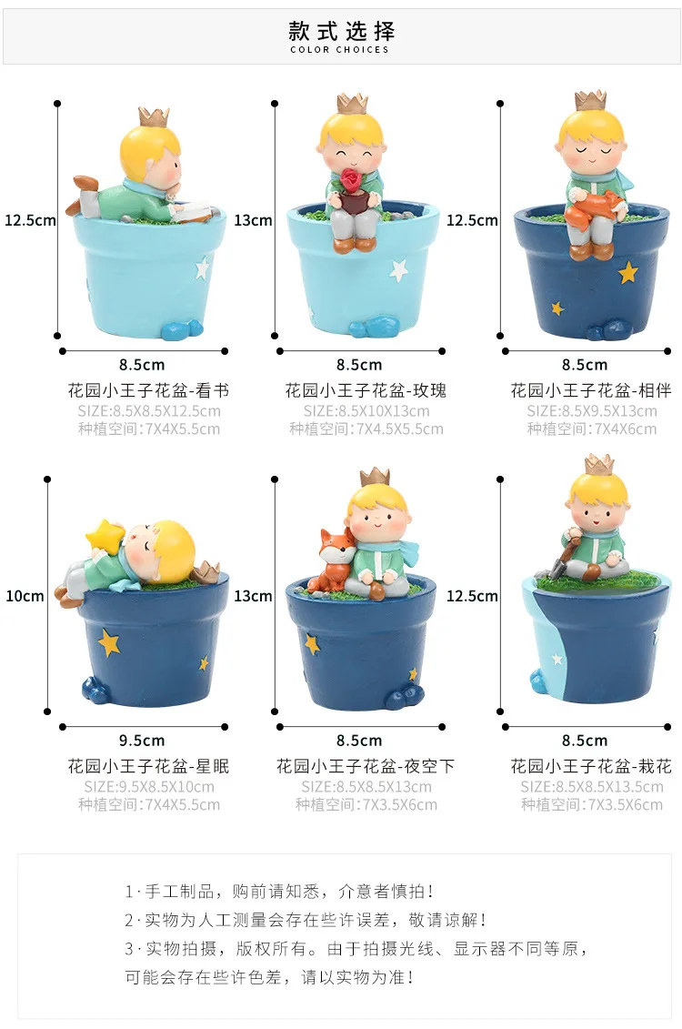 Creative Resin Succulent Plant Pots Mini Flower Pot Decorative Desktop Flowerpot Fairy Garden Home Garden Decoration (18)