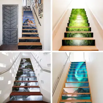13pcs/set 3D Stair Riser Floor Stickers Waterproof Removable Self Adhesive DIY Stairway Decals Stairs Decoration #5
13pcs/set 3D Stair Riser Floor Stickers Waterproof Removable Self Adhesive DIY Stairway Decals Stairs Decoration #5