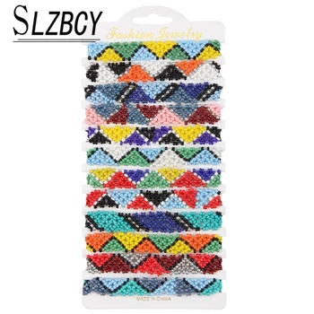 12pcs/set Bohemian Women Bracelet Acrylic Beads Bracelets Handmade Wide Ethnic Elastic Rope Bracelet Female Men Cuff Jewelry 
12pcs/set Bohemian Women Bracelet Acrylic Beads Bracelets Handmade Wide Ethnic Elastic Rope Bracelet Female Men Cuff Jewelry