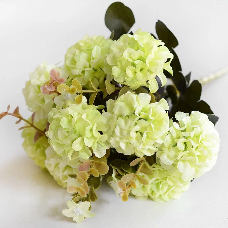 10 Heads Hydrangea Artificial Flower Wedding Arrangement Home Decoration European Style DNJ998
10 Heads Hydrangea Artificial Flower Wedding Arrangement Home Decoration European Style DNJ998
