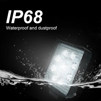 27W Square Spot LED Off Road Lights Super Bright Driving Fog Boat Work Lamps I88 #1
27W Square Spot LED Off Road Lights Super Bright Driving Fog Boat Work Lamps I88 #1