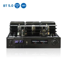 AOSIBAO Hi-Fi Tube Power Amplifiers 6A2+6N7P+6H2+WY3P Tube Bluetooth 5.0 Amplifier Fiber Coaxial 100W×2 With UV Indicator Table
AOSIBAO Hi-Fi Tube Power Amplifiers 6A2+6N7P+6H2+WY3P Tube Bluetooth 5.0 Amplifier Fiber Coaxial 100W×2 With UV Indicator Table
