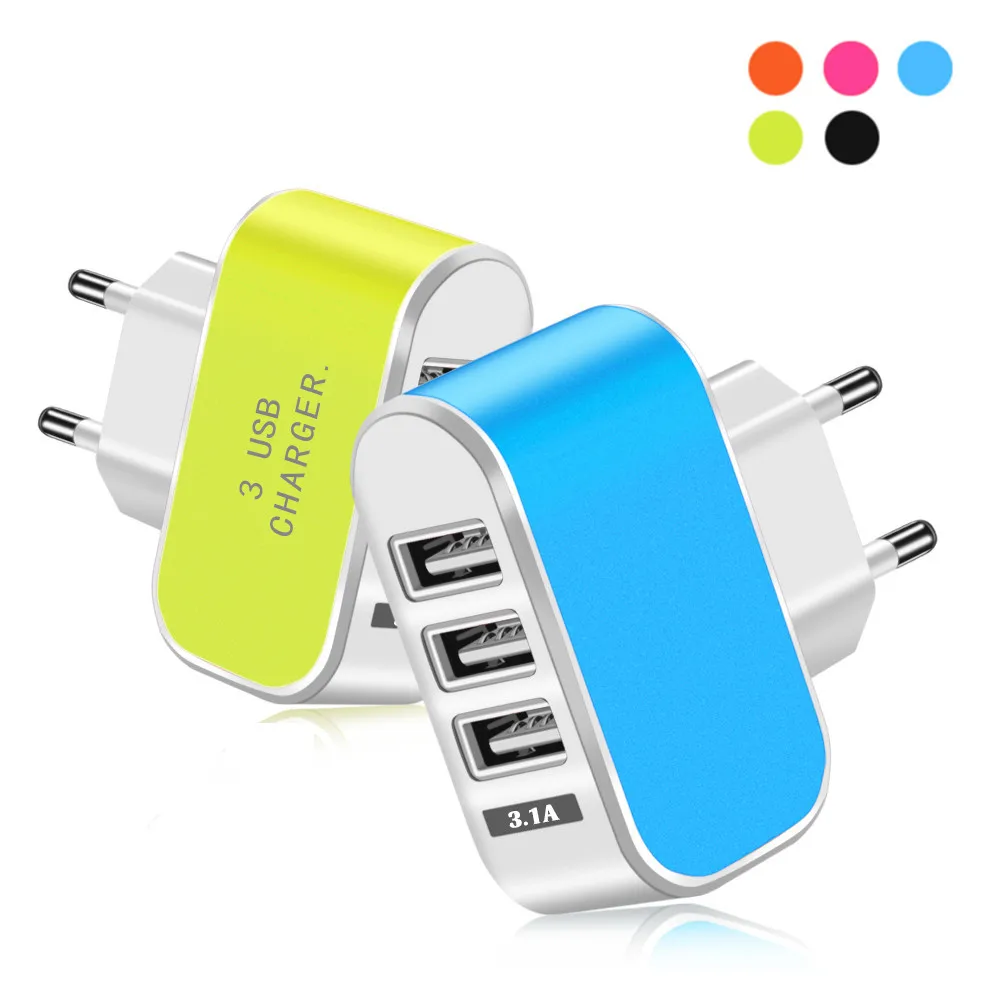 For iPhone X Huawei P20 Xiaomi 6/8 Samsung plug 3 Ports USB Phone Charger Travel USB Wall Chargers Power Adapter EU USB Charger
For iPhone X Huawei P20 Xiaomi 6/8 Samsung plug 3 Ports USB Phone Charger Travel USB Wall Chargers Power Adapter EU USB Charger