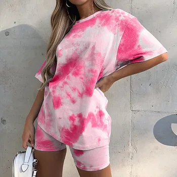 Pajamas Women Tie Dye Print Basic Pajamas Shorts Two Piece Set Women Homewear Lounge Sleepwear Pajama Femme Shorts Pajama Sets
Pajamas Women Tie Dye Print Basic Pajamas Shorts Two Piece Set Women Homewear Lounge Sleepwear Pajama Femme Shorts Pajama Sets