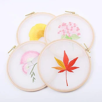 DIY Embroidery Flower /leaf Handwork Needlework for Beginner Cross Stitch Kit Ribbon Painting Embroidery Hoop Home Decoration
DIY Embroidery Flower /leaf Handwork Needlework for Beginner Cross Stitch Kit Ribbon Painting Embroidery Hoop Home Decoration