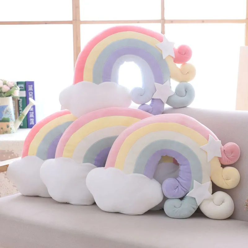 Cloud rainbow pillow velvet soft ball pillow cushion home sofa decoration pillow gift
Cloud rainbow pillow velvet soft ball pillow cushion home sofa decoration pillow gift