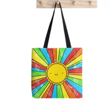 Shopper Radiate Positivity Tote Bag Printed Tote women Harajuku Funny shopper handbag girl Shoulder shopping bag Lady Canvas Bag 
Shopper Radiate Positivity Tote Bag Printed Tote women Harajuku Funny shopper handbag girl Shoulder shopping bag Lady Canvas Bag