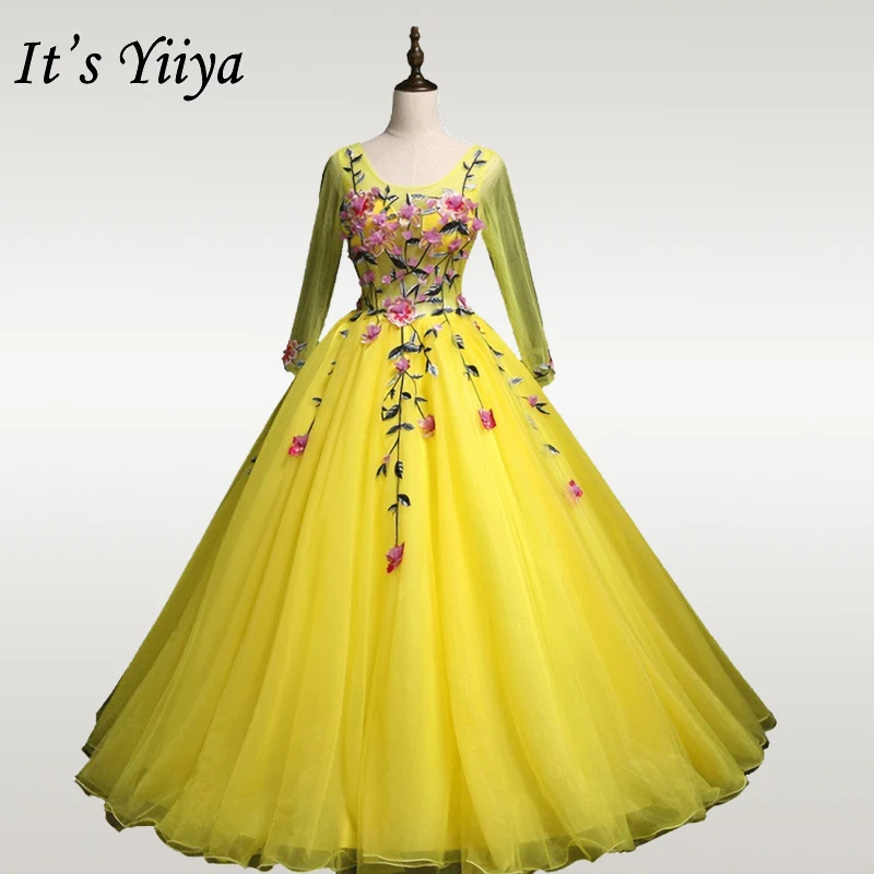 It's YiiYa Wedding Dress Long Sleeve O-neck Wedding Dresses Appliques Embroidery Bridal Gowns Plus Size Vestidos De Novia OY215
It's YiiYa Wedding Dress Long Sleeve O-neck Wedding Dresses Appliques Embroidery Bridal Gowns Plus Size Vestidos De Novia OY215