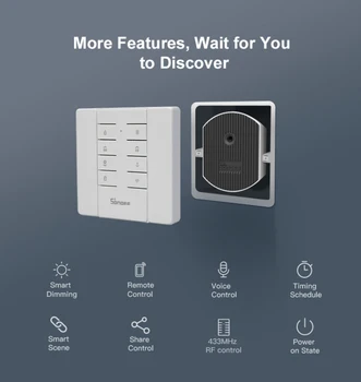 2PCS SONOFF D1 Wifi Smart Dimmer Switch DIY Smart Home EWeLink APP Voice RM433 RF Remote Work With Alexa Google Home
2PCS SONOFF D1 Wifi Smart Dimmer Switch DIY Smart Home EWeLink APP Voice RM433 RF Remote Work With Alexa Google Home