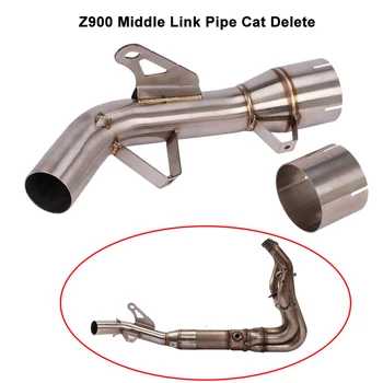 Slip On For Kawasaki Z900 2017 - 2020 Motorcycle Exhaust Muffler Escape Middle Link Pipe Cat Delete Eliminator Enhanced
Slip On For Kawasaki Z900 2017 - 2020 Motorcycle Exhaust Muffler Escape Middle Link Pipe Cat Delete Eliminator Enhanced