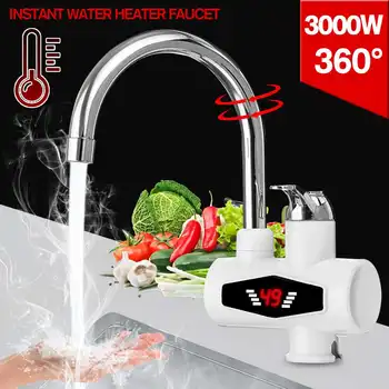3000W Instant Tankless Electric Hot Water Heater Faucet Kitchen Instant Heating Tap Water Heater with LED AU Plug
3000W Instant Tankless Electric Hot Water Heater Faucet Kitchen Instant Heating Tap Water Heater with LED AU Plug