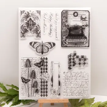 KLJUYP Typewriter script background Clear Stamps Scrapbook Paper Craft Clear stamp scrapbooking
KLJUYP Typewriter script background Clear Stamps Scrapbook Paper Craft Clear stamp scrapbooking