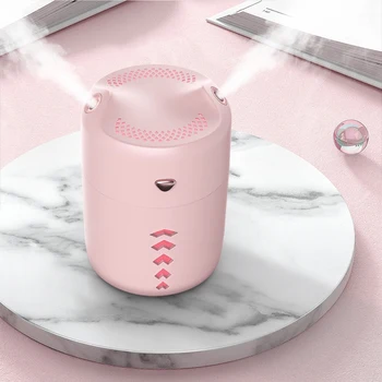 400Ml Humidifier Mini Aroma Diffuser Air Purifier with Double Spray Air Humidifier Mist Maker Large Capacity Pink
400Ml Humidifier Mini Aroma Diffuser Air Purifier with Double Spray Air Humidifier Mist Maker Large Capacity Pink