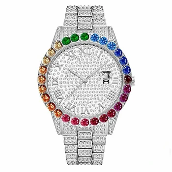 YAZI Luxury Quartz Watches with Crystals Big Wide Wrist Watch Men Roman Numeral Watch Hip Hop Watch Jewelry for Men Women Gift
YAZI Luxury Quartz Watches with Crystals Big Wide Wrist Watch Men Roman Numeral Watch Hip Hop Watch Jewelry for Men Women Gift
