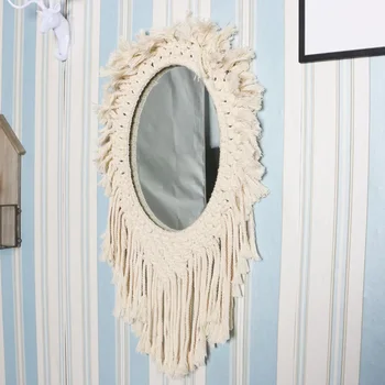 Handmade Hanging Living Room Wall Mirror Bedroom Entryway Art With Macrame Dorm Apartment Baby Nursery Vintage Home Decor Fringe
Handmade Hanging Living Room Wall Mirror Bedroom Entryway Art With Macrame Dorm Apartment Baby Nursery Vintage Home Decor Fringe