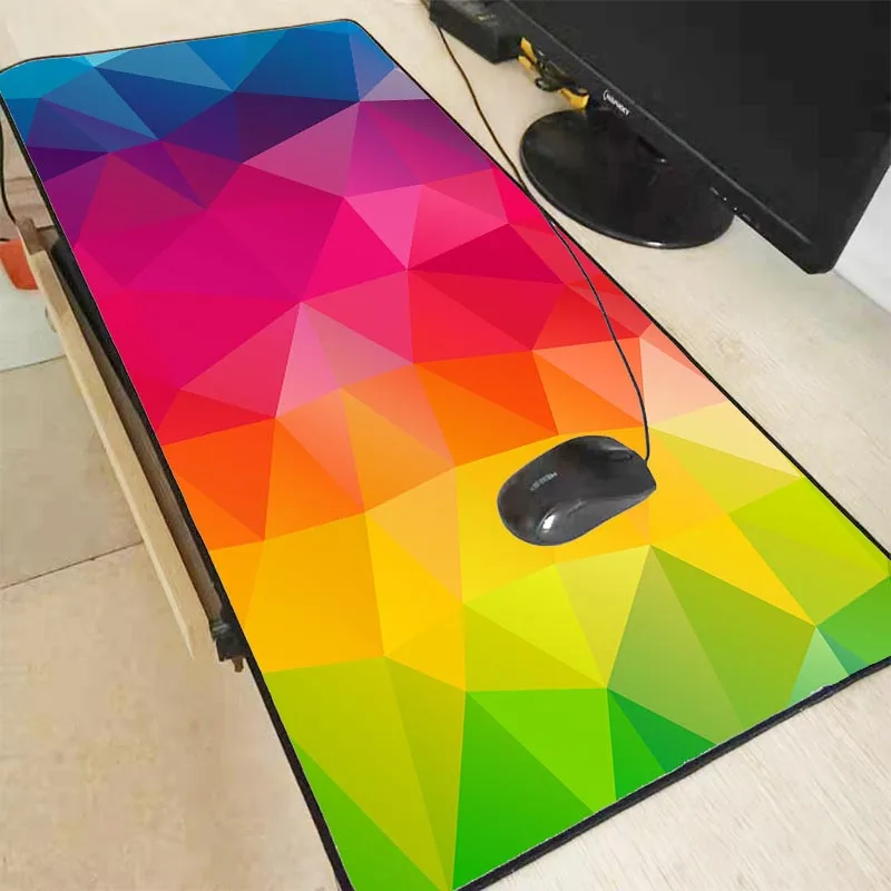 MRGBEST Triangles Geometry Colors Gaming Mouse Pad Locking Edge Large Rubber Non-slip Mat for Dota 2 LOL CSGO Game Player Pads L
MRGBEST Triangles Geometry Colors Gaming Mouse Pad Locking Edge Large Rubber Non-slip Mat for Dota 2 LOL CSGO Game Player Pads L