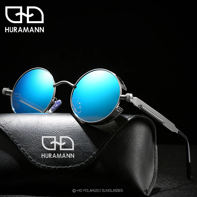 HURAMANN UV400 METAL FRAME POLARIZED SUNGLASSES VINTAGE MEN SUN GLASSES STEAMPUNK EYEWEAR FOR MEN/WOMEN
HURAMANN UV400 METAL FRAME POLARIZED SUNGLASSES VINTAGE MEN SUN GLASSES STEAMPUNK EYEWEAR FOR MEN/WOMEN