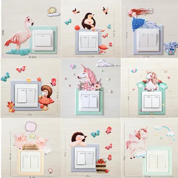 Animal Flamingo Pig Horse Cover Cartoon Room Decor 3D Wall PU On-off Switch Luminous Light Switch Outlet Wall Sticker
Animal Flamingo Pig Horse Cover Cartoon Room Decor 3D Wall PU On-off Switch Luminous Light Switch Outlet Wall Sticker