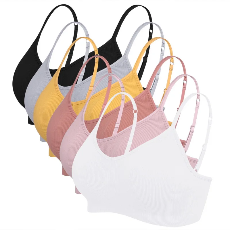 Dihope Wireless Padded Bra Sports Camisole Tank Top Female Seamless Fitness Bras With Straps For Girls Gym Workout
Dihope Wireless Padded Bra Sports Camisole Tank Top Female Seamless Fitness Bras With Straps For Girls Gym Workout