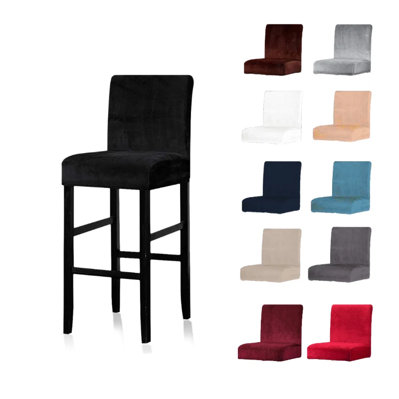 Velvet Elastic Chair Cover for Bar Stool Short Back Dining Room Chair Slipcover Spandex Stretch Case for Chairs Banquet Wedding
Velvet Elastic Chair Cover for Bar Stool Short Back Dining Room Chair Slipcover Spandex Stretch Case for Chairs Banquet Wedding