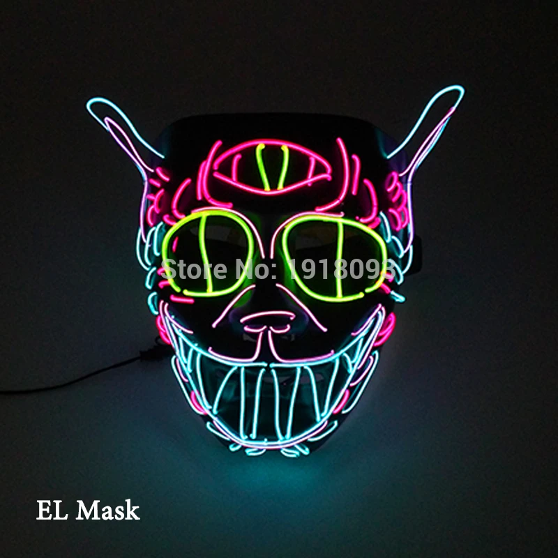 Shop Generic Halloween LED Mask Party Masque Masquerade Masks Horror