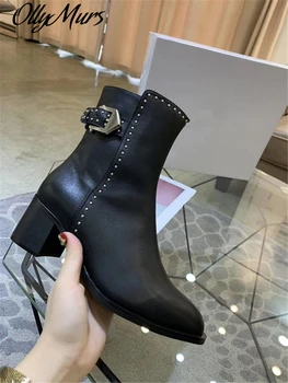 Prowow Genuine Suede leather Women Ankle Boots Fashion Studed Women Boots Platform High Heels Women Shoes Zapatillas Mujer
Prowow Genuine Suede leather Women Ankle Boots Fashion Studed Women Boots Platform High Heels Women Shoes Zapatillas Mujer