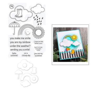 2020 New Metal Cutting Dies and Clear Stamps Scrapbooking For Paper Making Sunshine Umbrella Rainbow Stampin Up Card Craft Set 
2020 New Metal Cutting Dies and Clear Stamps Scrapbooking For Paper Making Sunshine Umbrella Rainbow Stampin Up Card Craft Set