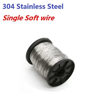 20/50/100Meters Diameter 0.1 0.2 0.3 0.4 0.5 0.6 0.8 1 2 3MM Soft 304 Stainless Steel Wire Single Wire Rope Annealed Soft Cable
20/50/100Meters Diameter 0.1 0.2 0.3 0.4 0.5 0.6 0.8 1 2 3MM Soft 304 Stainless Steel Wire Single Wire Rope Annealed Soft Cable