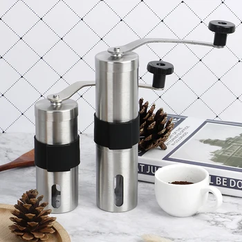 Manual Ceramic Coffee Grinder Stainless Steel Adjustable Coffee Bean Mill With Rubber Loop Ring Easy Clean Kitchen Tool
Manual Ceramic Coffee Grinder Stainless Steel Adjustable Coffee Bean Mill With Rubber Loop Ring Easy Clean Kitchen Tool