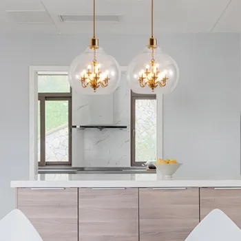 Nordic round living room pendant lamp creative personality post-modern dining room simple glass restaurant small pendant lights
Nordic round living room pendant lamp creative personality post-modern dining room simple glass restaurant small pendant lights