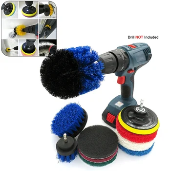 Power Drill Brush Attachment Set Household Cleaning Polisher Brushes Car Scouring Pads Polishing Plate
Power Drill Brush Attachment Set Household Cleaning Polisher Brushes Car Scouring Pads Polishing Plate