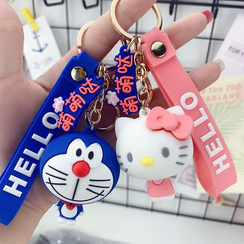 2020 New Creative Cartoon Doraemon Big Head Keychains Cute Kitty Bear Key Chain Children Bag Pendant Keyring Gifts Women Gift
2020 New Creative Cartoon Doraemon Big Head Keychains Cute Kitty Bear Key Chain Children Bag Pendant Keyring Gifts Women Gift