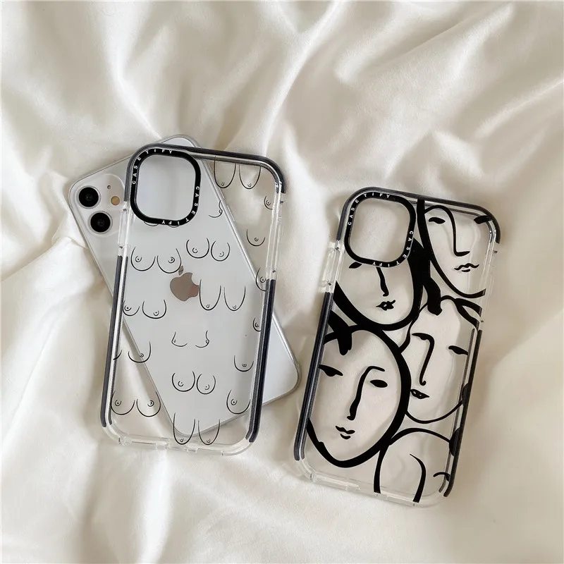 Simple art human body illustration mobile phone case for iPhone 11 Pro X XR XS Max 7 8 6 6s Plus Creative personality transpar
Simple art human body illustration mobile phone case for iPhone 11 Pro X XR XS Max 7 8 6 6s Plus Creative personality transpar