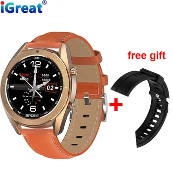 iGreat Smart Watch Men IP68 Waterproof 1.2 inch Round HD Screen ECG Detection Fitness Tracker Changeable Dials women Smartwatch
iGreat Smart Watch Men IP68 Waterproof 1.2 inch Round HD Screen ECG Detection Fitness Tracker Changeable Dials women Smartwatch