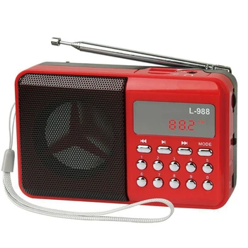 L-988 Hifi Speaker Micro-Usb Mini Speaker Music Player o Speaker Music Speakers with FM Radio MP3 Player
L-988 Hifi Speaker Micro-Usb Mini Speaker Music Player o Speaker Music Speakers with FM Radio MP3 Player