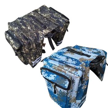 2 Pcs Mountain Bike Rear Shelf Bag Double Camel Bag Two Camel Bag Carrier Riding Equipment-Green Camouflage & Blue 
2 Pcs Mountain Bike Rear Shelf Bag Double Camel Bag Two Camel Bag Carrier Riding Equipment-Green Camouflage & Blue