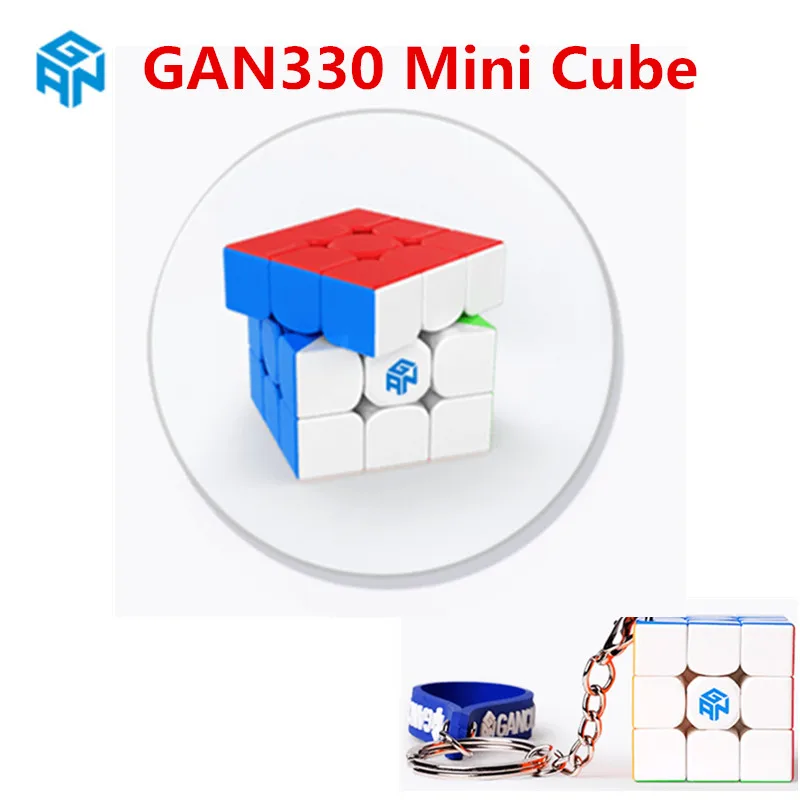 GAN330 Keychain cube gans 3x3x3 Mini Pocket Stickerless speed cube GAN 330 Puzzle Profissional Cube Educational Toy
GAN330 Keychain cube gans 3x3x3 Mini Pocket Stickerless speed cube GAN 330 Puzzle Profissional Cube Educational Toy